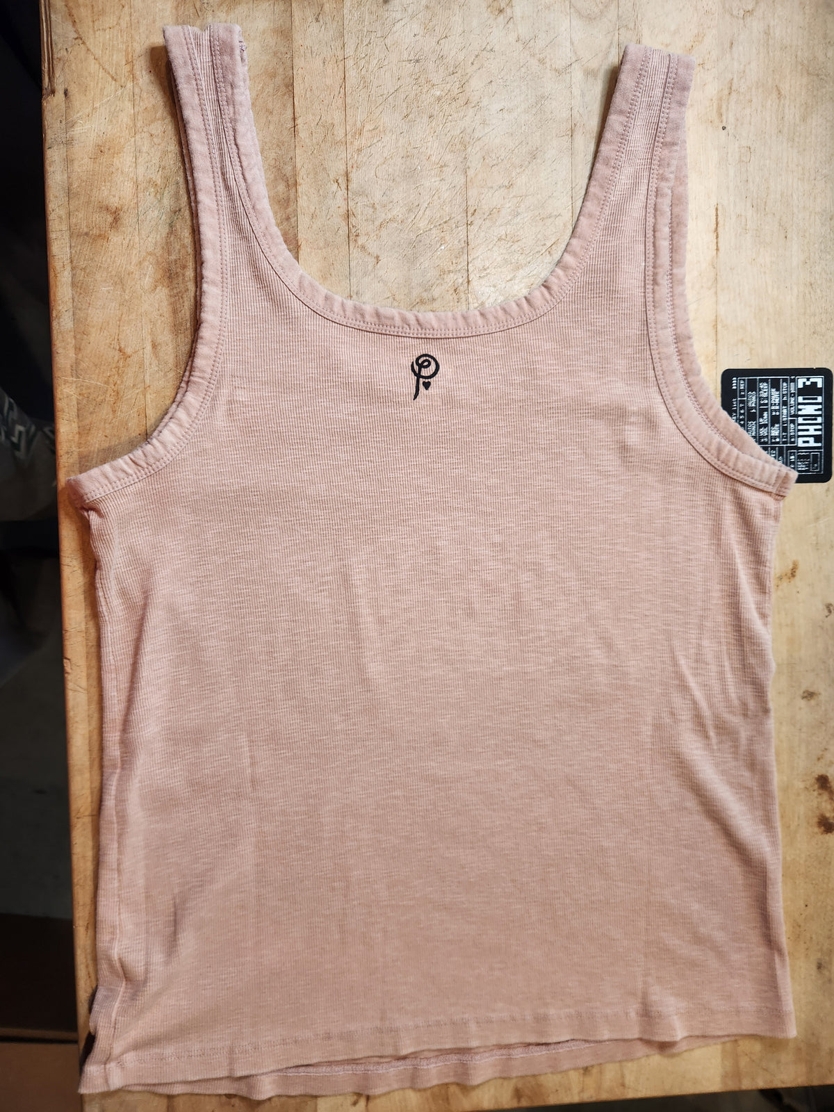 hand printed turtle shirt - upcycled thrifted tank top - xlarge