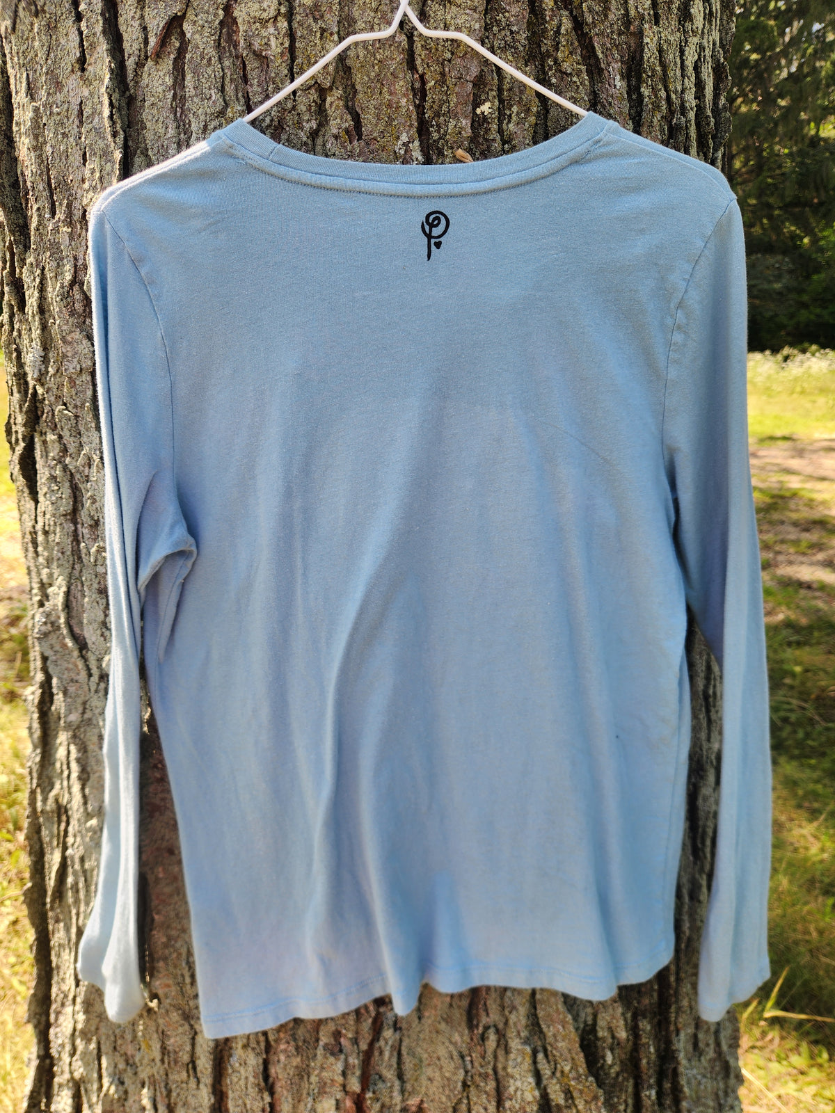 hand printed blandings turtle shirt - upcycled thrifted tee - medium