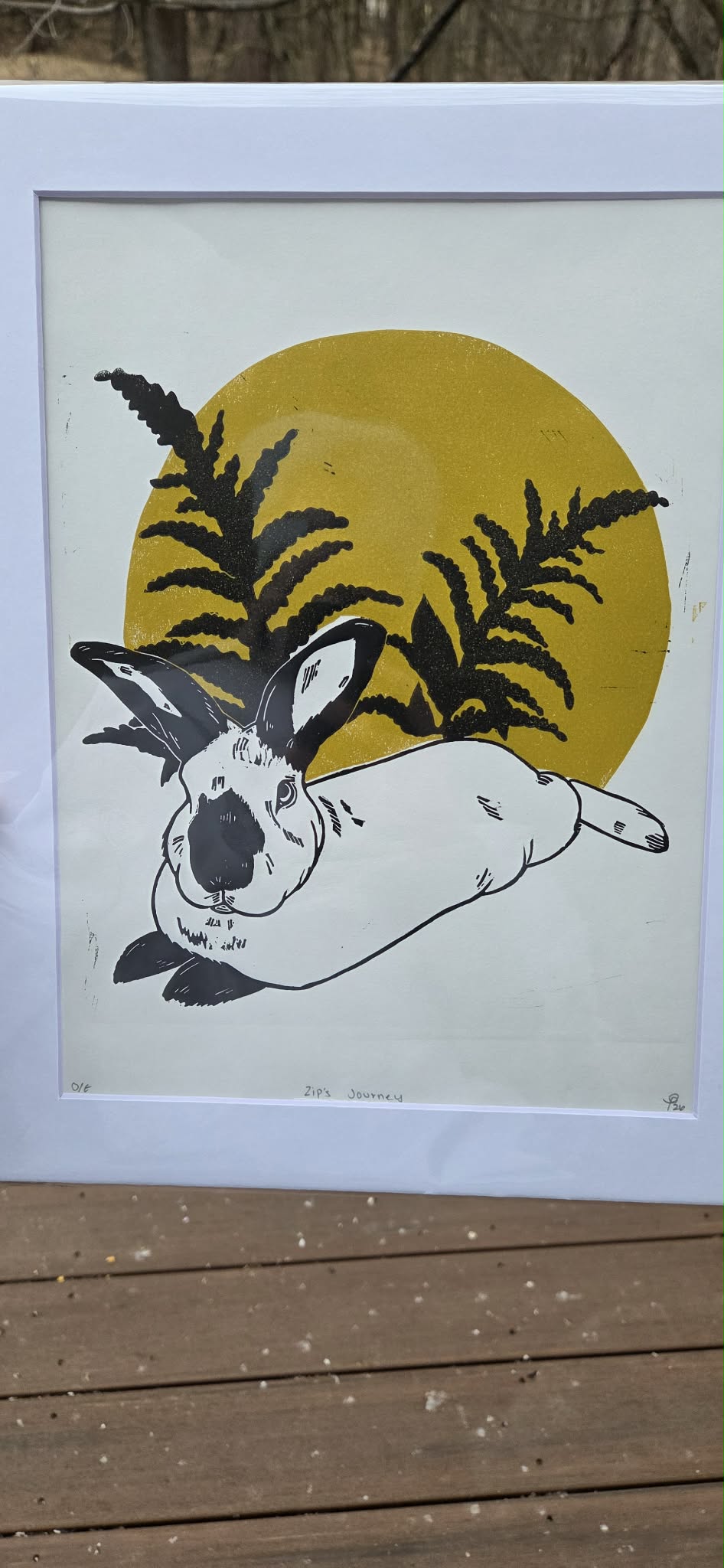 zip's journey print